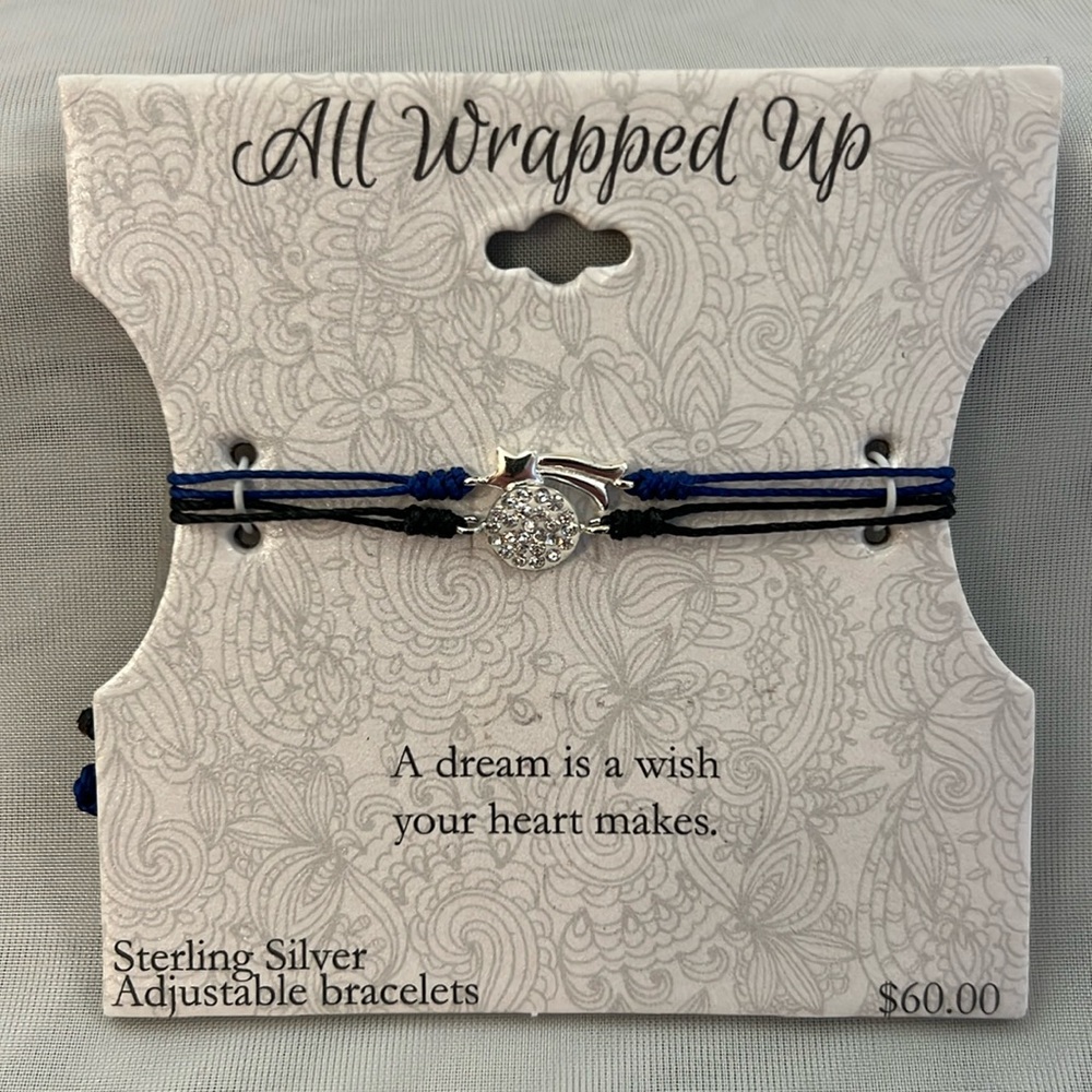 Pair of Sterling Silver Adjustable Bracelets